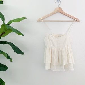 Urban Outfitters Cream Tank Top